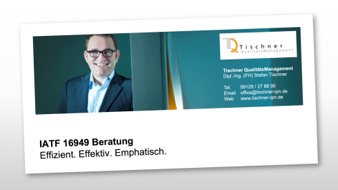 Stefan Tischner - IATF 16949 Berater, Auditor und Experte für Automotive Standards